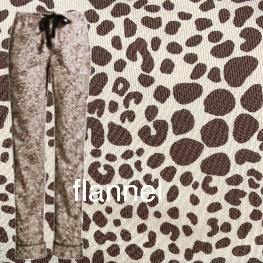 LANDSEND Women's Print Flannel Pajama Pants 100% COTTON FLANNEL with pockets!